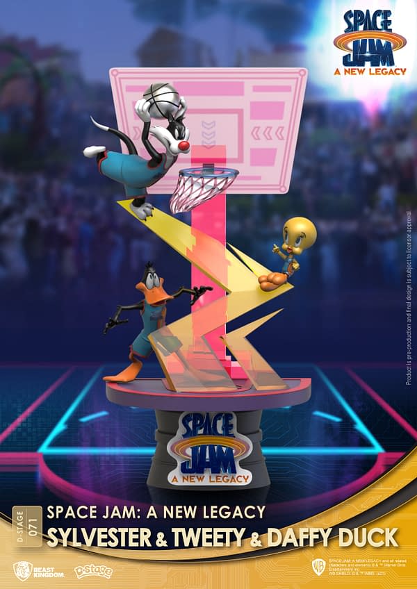 Beast Kingdom Hits the Court With Space Jam: A New Legacy Statues