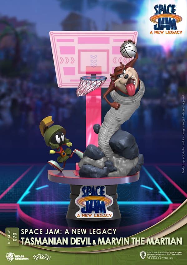 Beast Kingdom Hits the Court With Space Jam: A New Legacy Statues