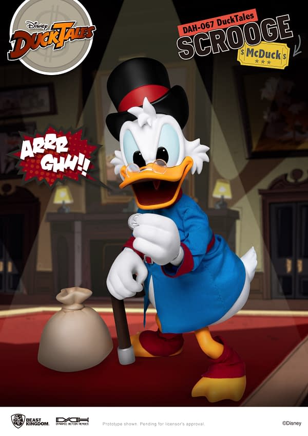 DuckTales Scrooge McDuck Comes to Beast Kingdom with New Figure