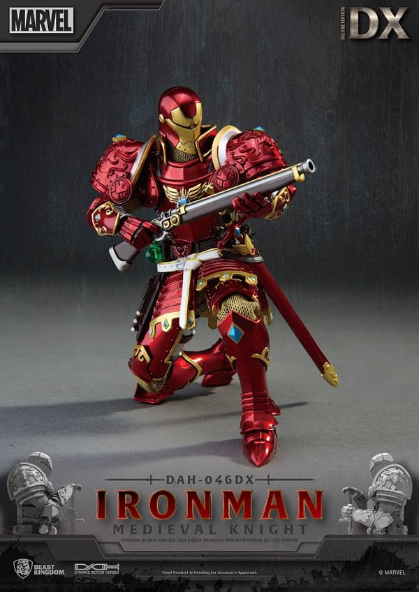 Iron Man Enters the Middle Ages with New Beast Kingdom Marvel Figure
