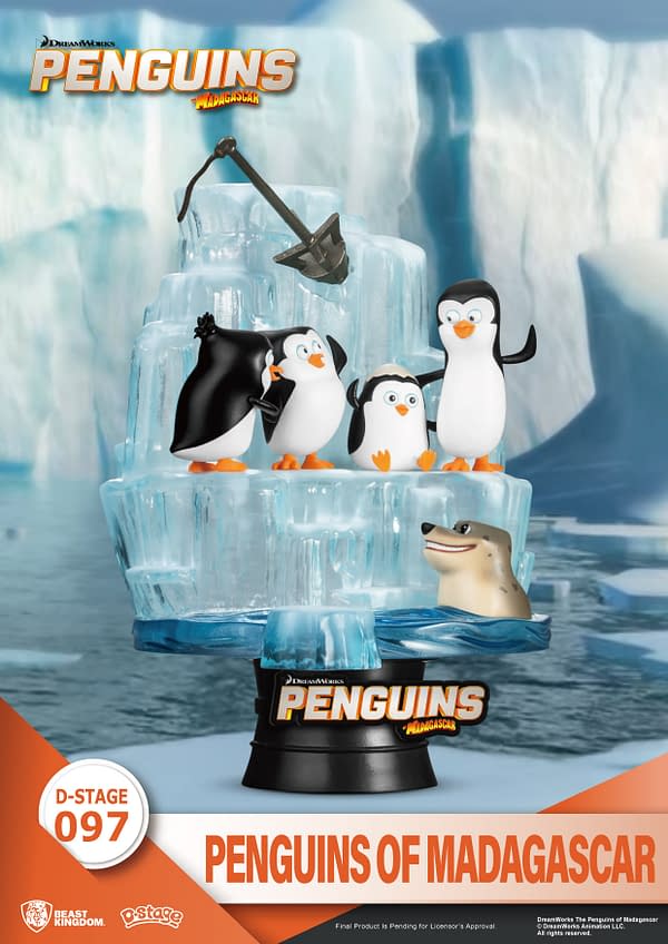 The Penguins of Madagascar are Back with Beast Kingdom Statue