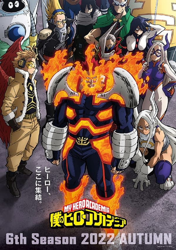 My Hero Academia Season 6 Key Art Reveals Somber Pro Heroes