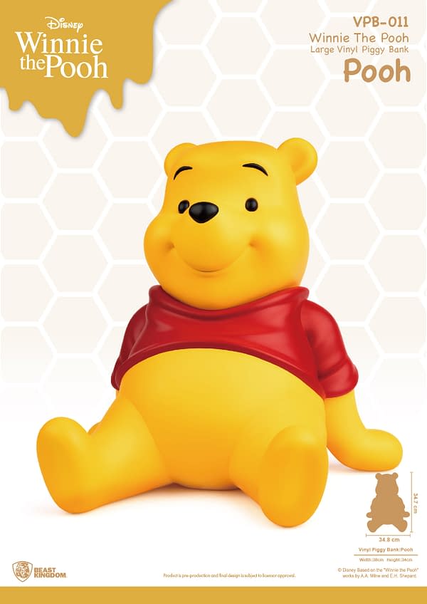 Things Get Sweet with Winnie the Pooh Beast Kingdom Piggy Bank