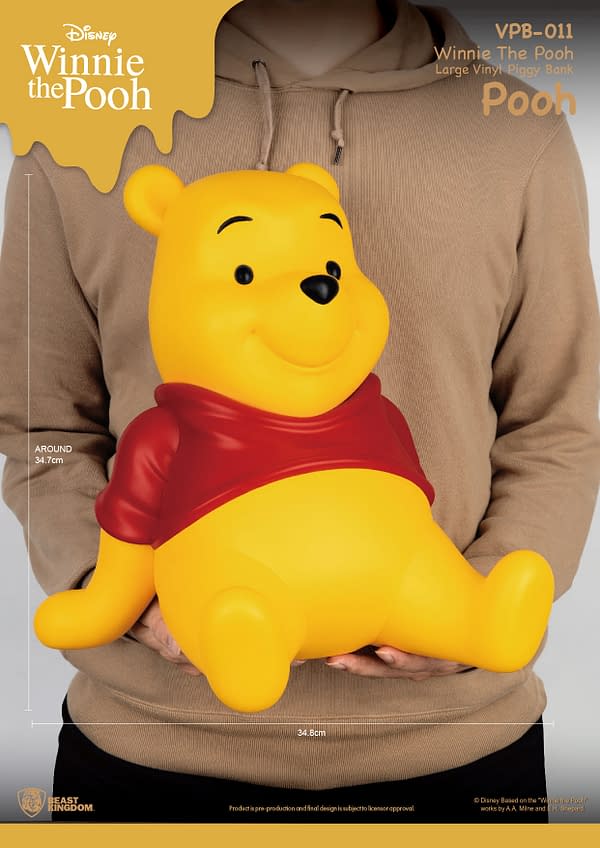 Things Get Sweet with Winnie the Pooh Beast Kingdom Piggy Bank