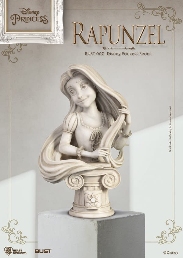 Disney Princesses Receive Stone Statue Busts from Beast Kingdom