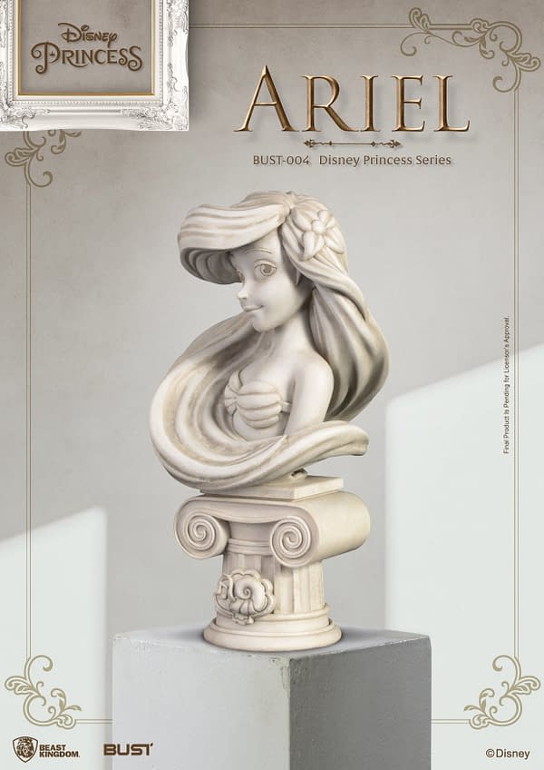 Disney Princesses Receive Stone Statue Busts from Beast Kingdom