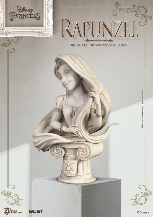 Disney Princesses Receive Stone Statue Busts from Beast Kingdom