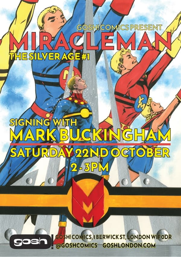 Mark Buckingham Signing Miracleman At Gosh Comics