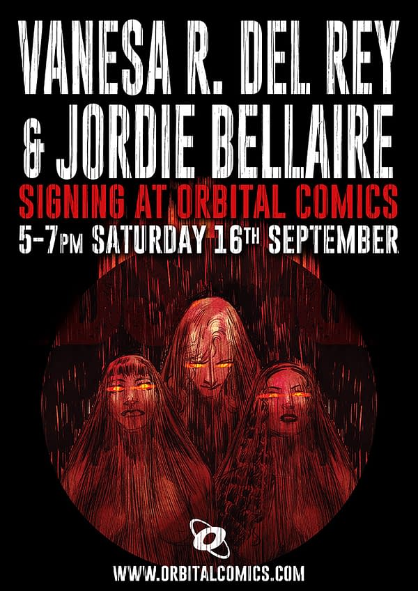 Vanesa R Del Ray And Jordie Bellaire Comes To Orbital Comics &#8211; Exhibition And Signing