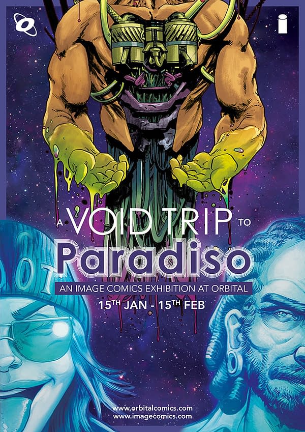 White Noise In London &#8211; Paradiso and Void Trip Exhibition at Orbital Comics, With a Walkthrough From Ram V on Saturday