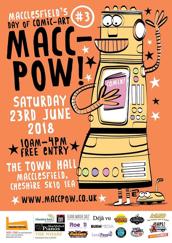 MACC-POW, the Cheshire Comic Con is Smiling in June