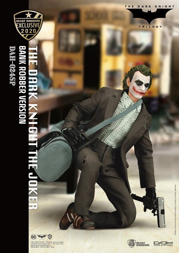 Dark Knight Bank Robber Joker Beast Kingdom exclusive