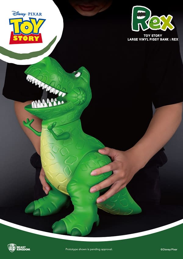 Toy Story Rex Gets Enlarged with New Beast Kingdom Collectible