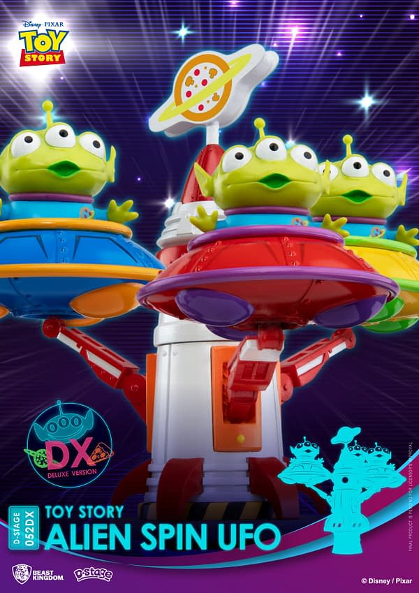 Toy Story Aliens Get A Spinning UFO Collectible with Beast Kingdom