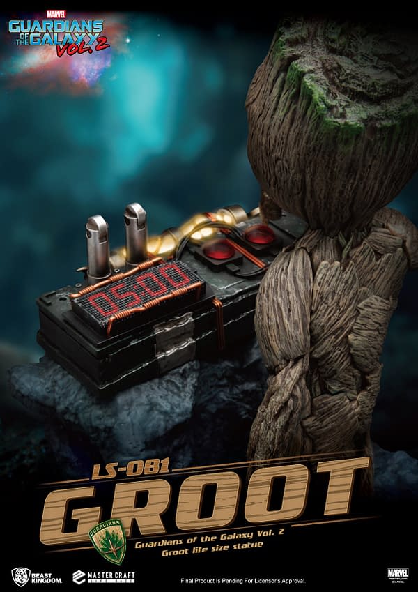 Baby Groot Gets Explosive with the Newest Beast Kingdom Statue