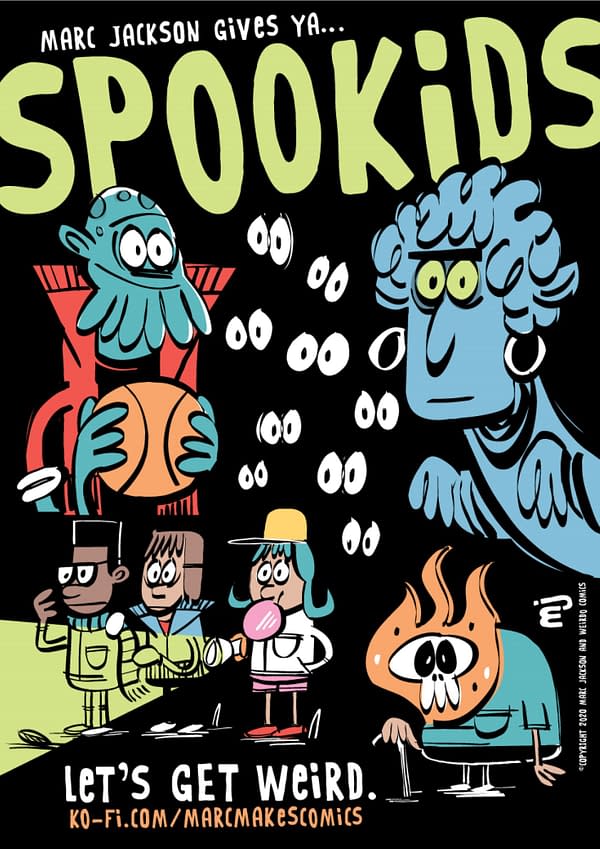 Marc Jackson's Spookids, Now A Monthly Comic on Ko-Fi