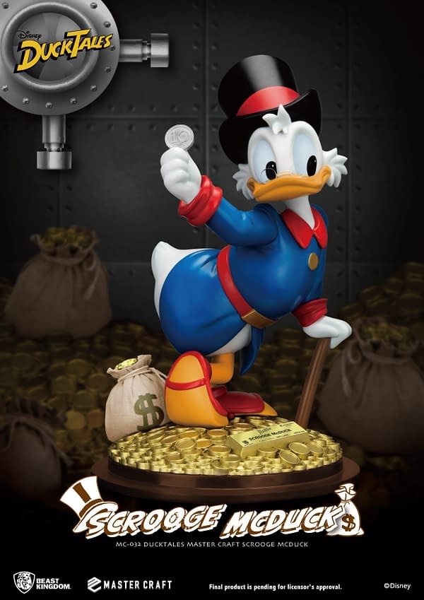 DuckTales Scrooge McDuck Gets His Own Statue From Beast Kingdom