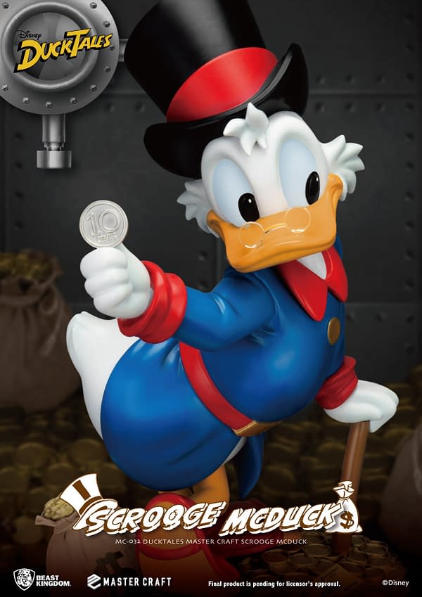 DuckTales Scrooge McDuck Gets His Own Statue From Beast Kingdom