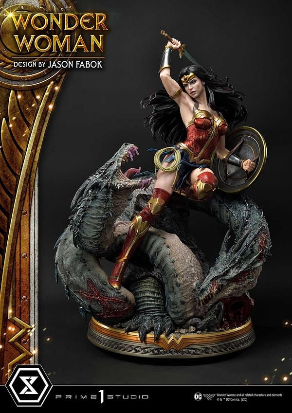 Wonder Woman Fights the Hydra in New Prime 1 Studio Statue