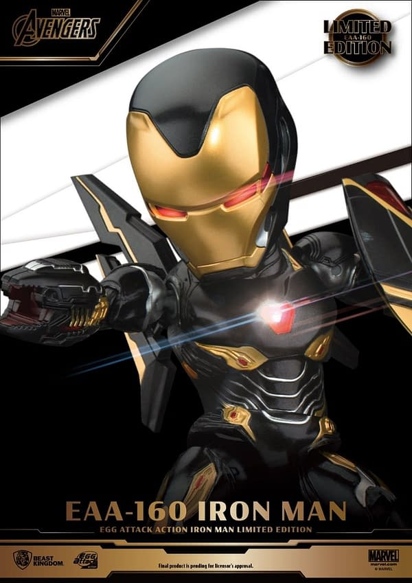 Iron Man Goes Black and Gold With Beast Kingdom