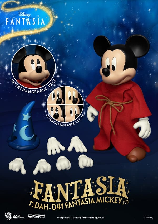 Disney Fantasia Mickey Mouse Casts a Spell With Beast Kingdom