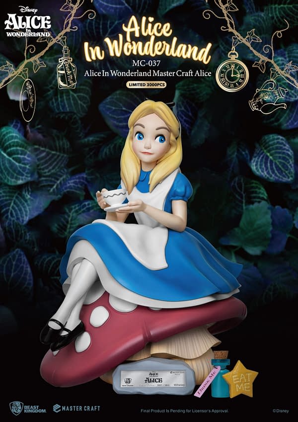 Alice in Wonderland Gets Limited 3,000 Piece Statue From Beast Kingdom