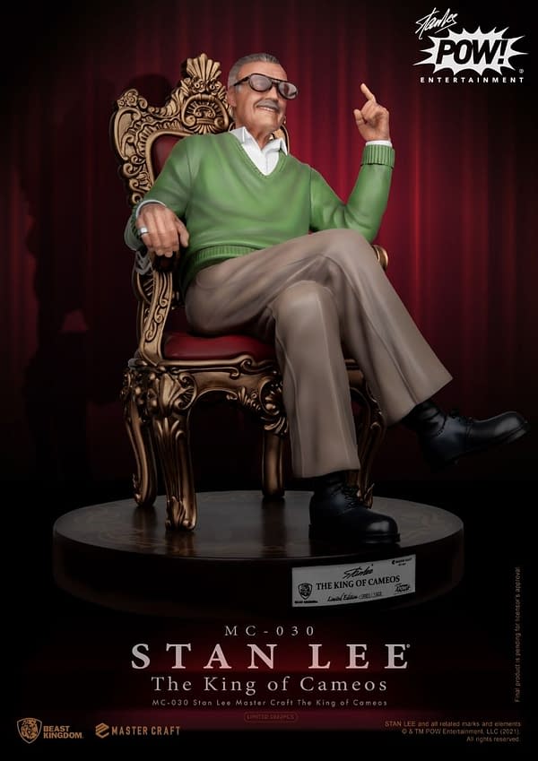 Stan Lee Master Craft Statue Coming Soon From Beast Kingdom
