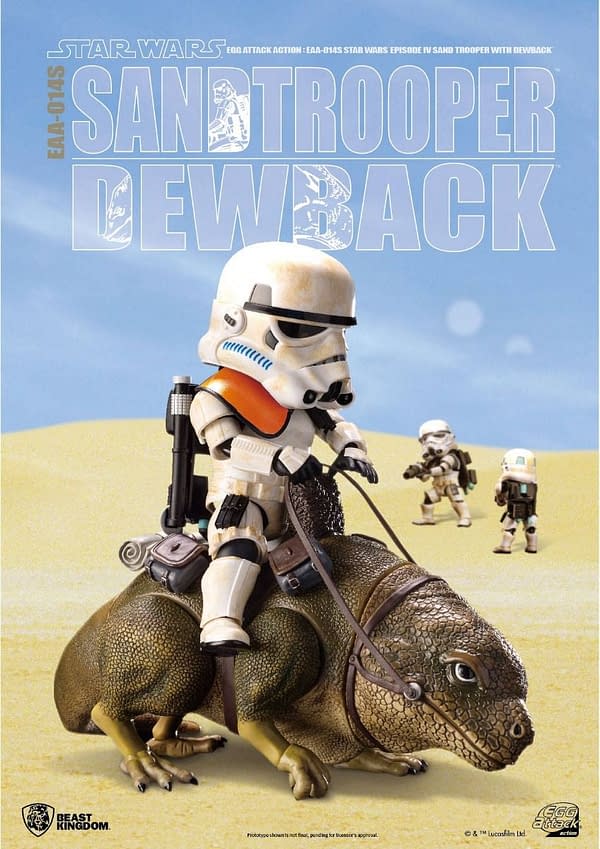 Star Wars Sandtrooper and Dewback Set Coming From Beast Kingdom