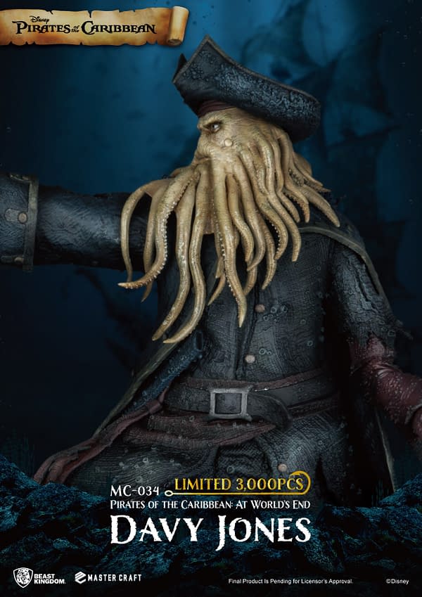 Pirates of the Caribbean Davy Jones Arrives With Beast Kingdom