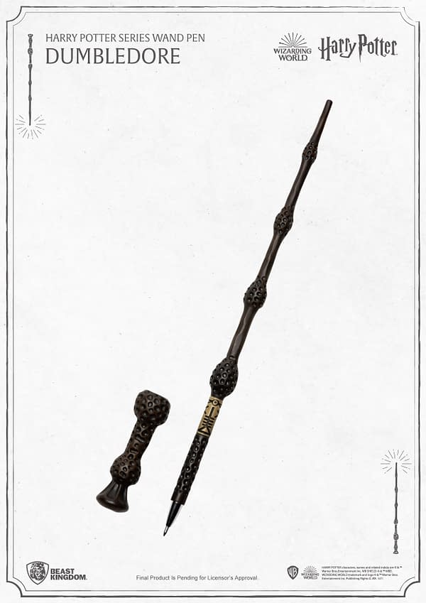 Beast Kingdom Reveals Collectible Harry Potter Wand Pens