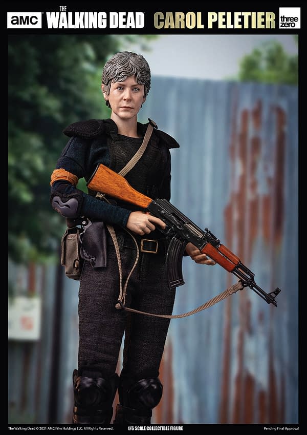 The Walking Dead Carol Peletier Gears Up With New threezero figure