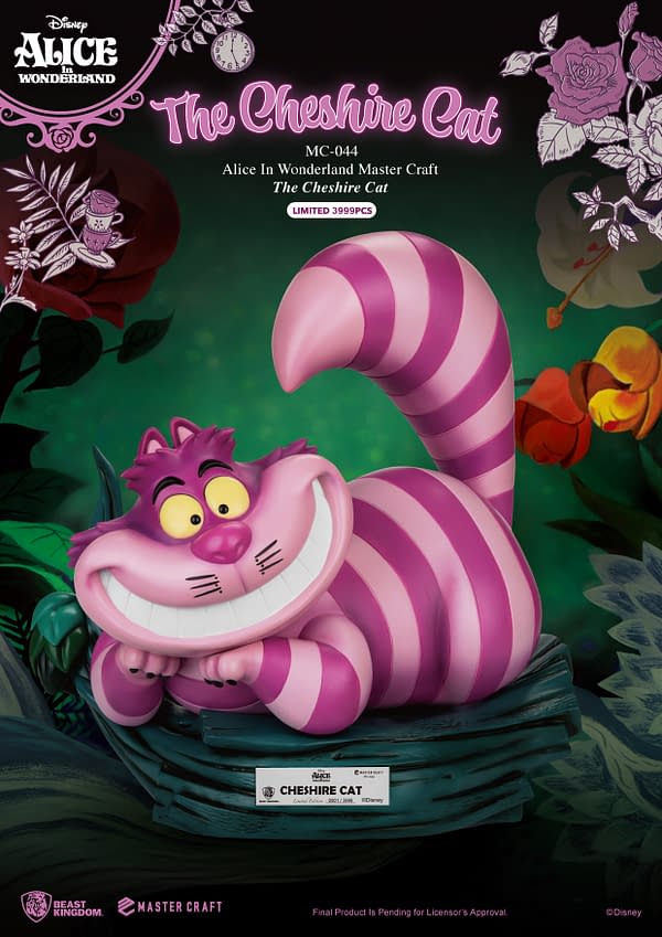 Alice in Wonderland Cheshire Cat Gets New Beast Kingdom Statue