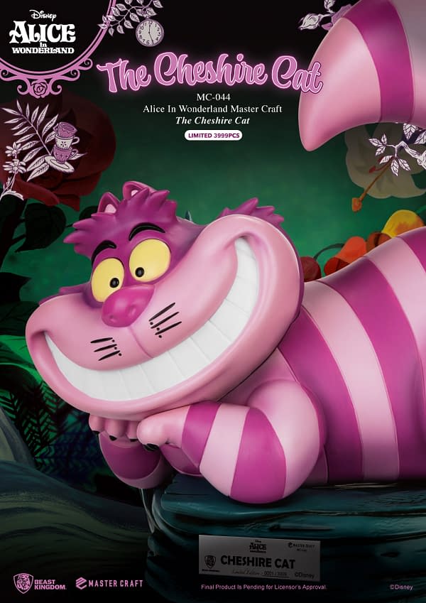 Alice in Wonderland Cheshire Cat Gets New Beast Kingdom Statue