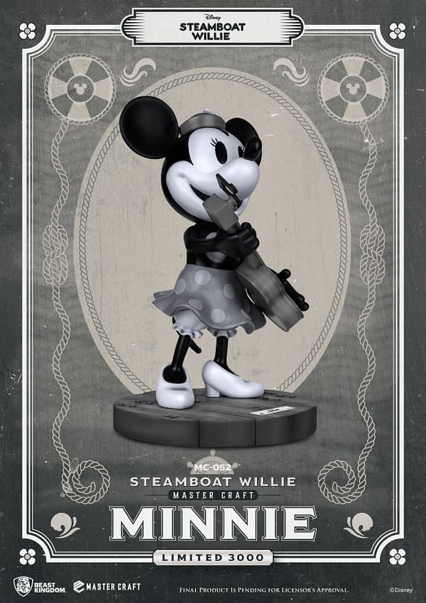 Black & White Minnie Mouse Gets New Disney Beast Kingdom Statue