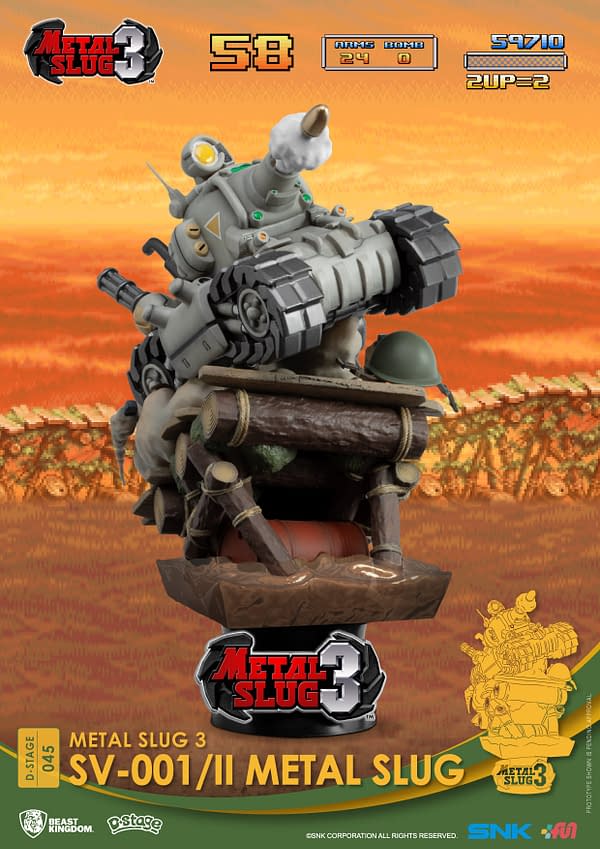 Beast Kingdom Reveals Metal Slug 3 D-Stage Diorama Statue