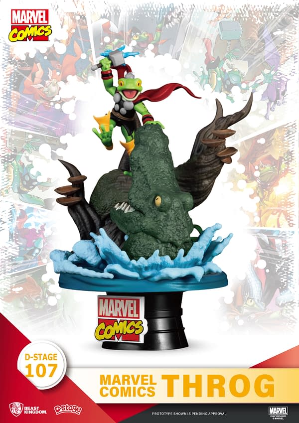 Marvel Comics Throg is Worthy with Beast Kingdom's Newest Statue