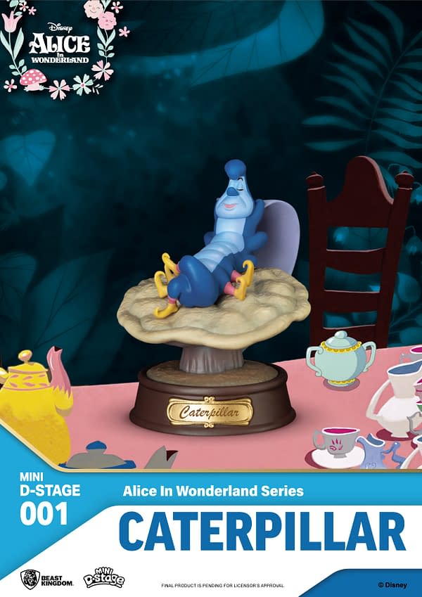 Alice in Wonderland Mini D-Stage Statues Coming from Beast Kingdom