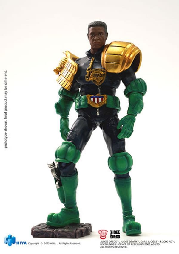 Judge Fire & Judge Giant Get 2000AD Action Figures Amid Late Shipments