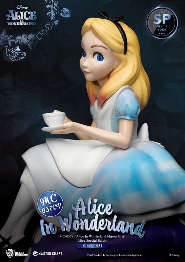 Alice in Wonderland 1951 Piece Statue Revealed by Beast Kingdom