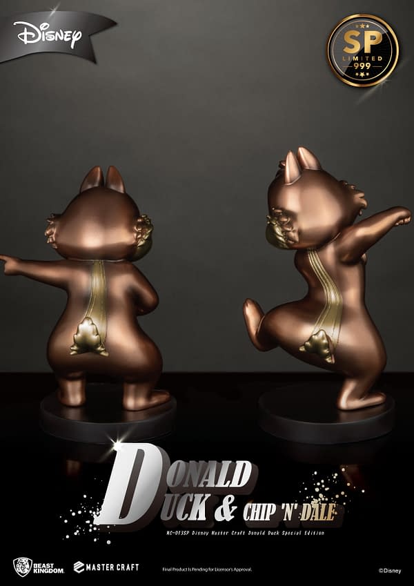 Donald Duck & Chip n' Dale Limited Statue Debuts at Beast Kingdom 