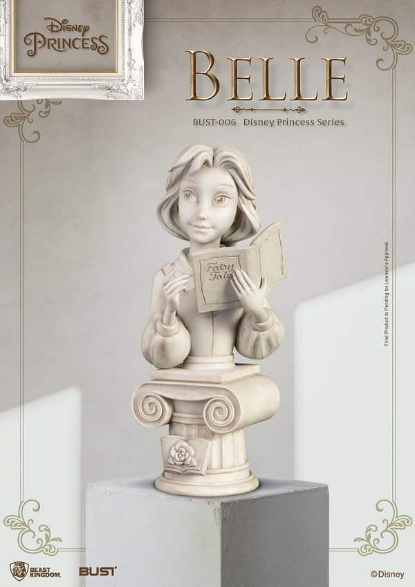 Disney Princesses Receive Stone Statue Busts from Beast Kingdom