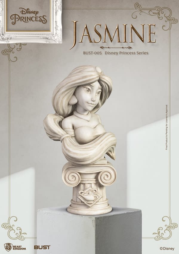 Disney Princesses Receive Stone Statue Busts from Beast Kingdom