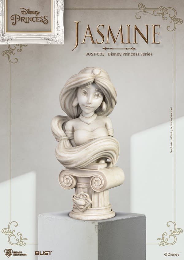 Disney Princesses Receive Stone Statue Busts from Beast Kingdom