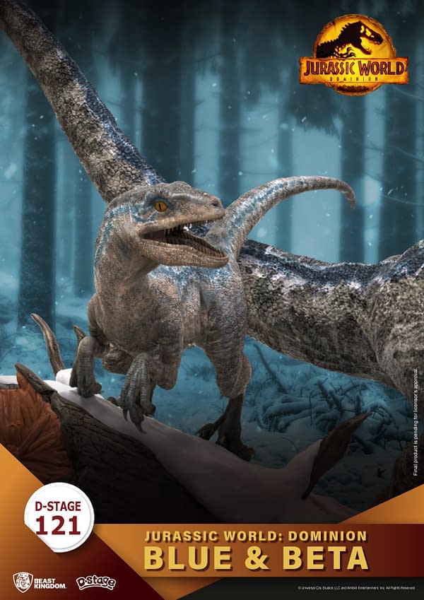 Jurassic World: Dominion Blue and Beta Arrive at Beast Kingdom