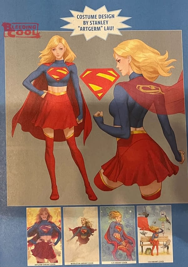 Sophie Campbell's Supergirl #1 For May, Costume Designed By Artgerm