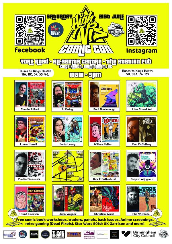 Charlie Adlard Plays Drums At High Vis Comic Con, Birmingham in June