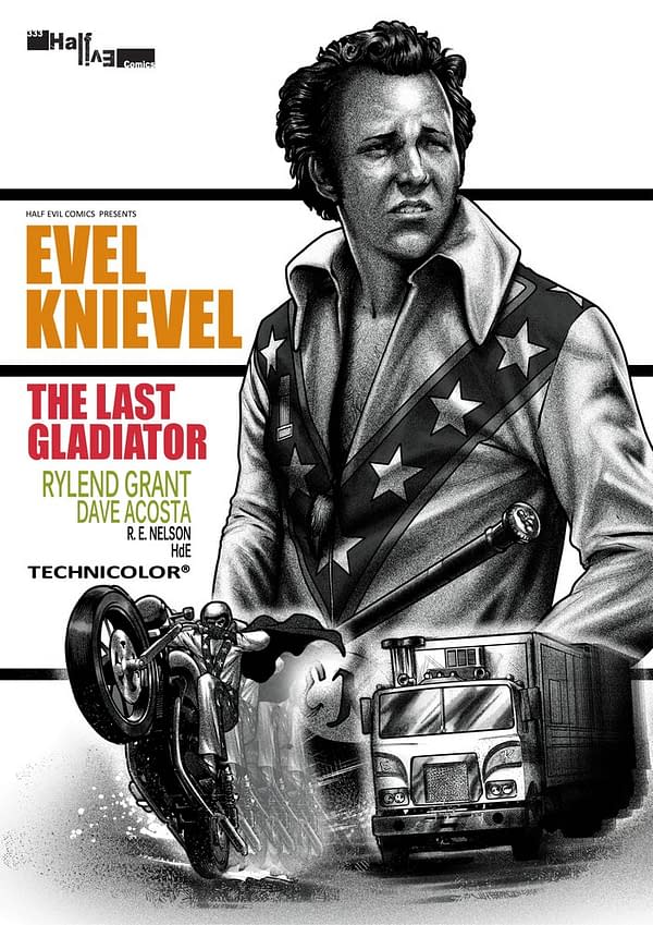 Evel Knievel Comic by Rylend Grant to Launch at San Diego Comic-Con