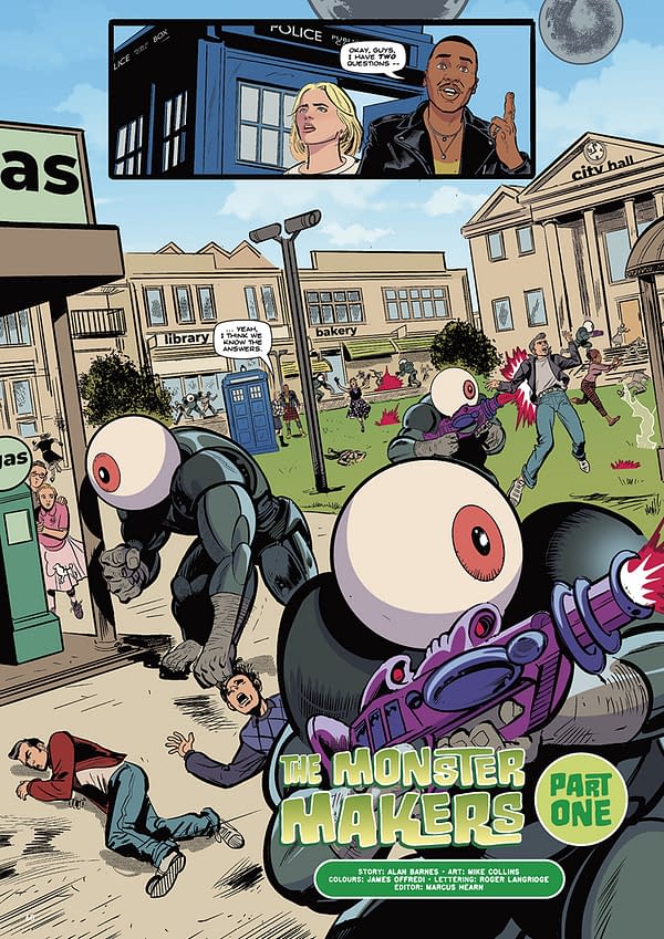 The Doctor Who Comic That Wants To Look Like A Target Novelisation