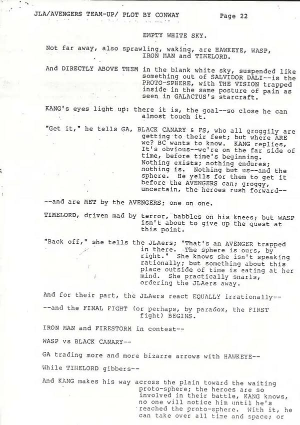 "The Plot Need Not Be The Best Possible"  Grant Morrison