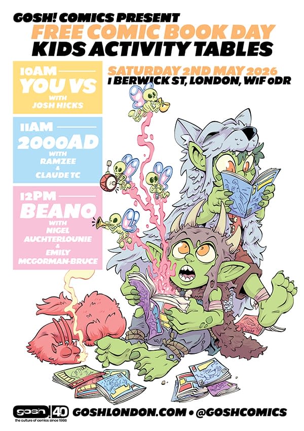 Free Comic Book Day Tomorrow. And Also Comics Giveaway Day